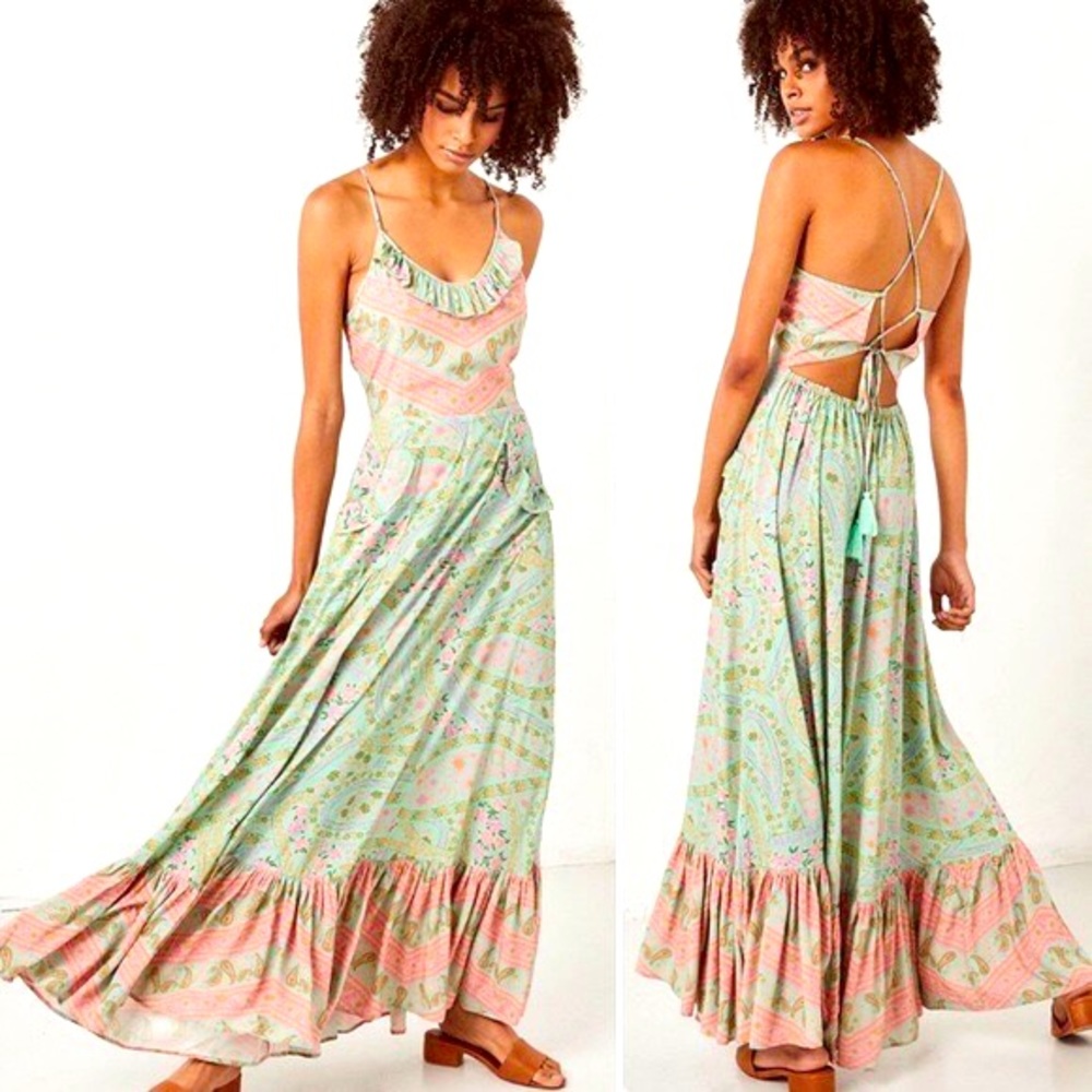 Spell and the Gypsy Collective City Lights Strappy Maxi Dress